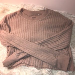 Long Sleeve Crop Top